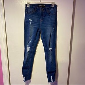 Dark Wash Medium rise jeans
